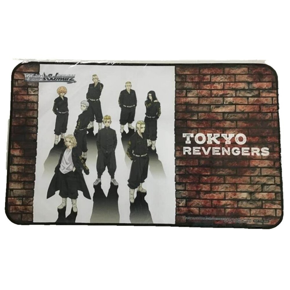 Bushiroad Tokyo Revengers Anime Playmat Tabletop Weib Schwarz 19 x 12 NEW